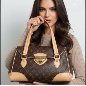 Louis Vuitton Beverly GM monogram canvas shoulder bag